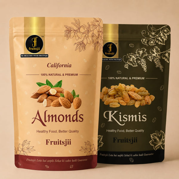 California almonds &kismis(raisins' )
