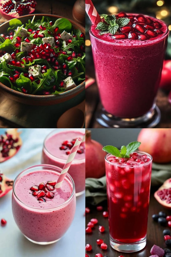 Fresh Pomegranate with Juicy Arils